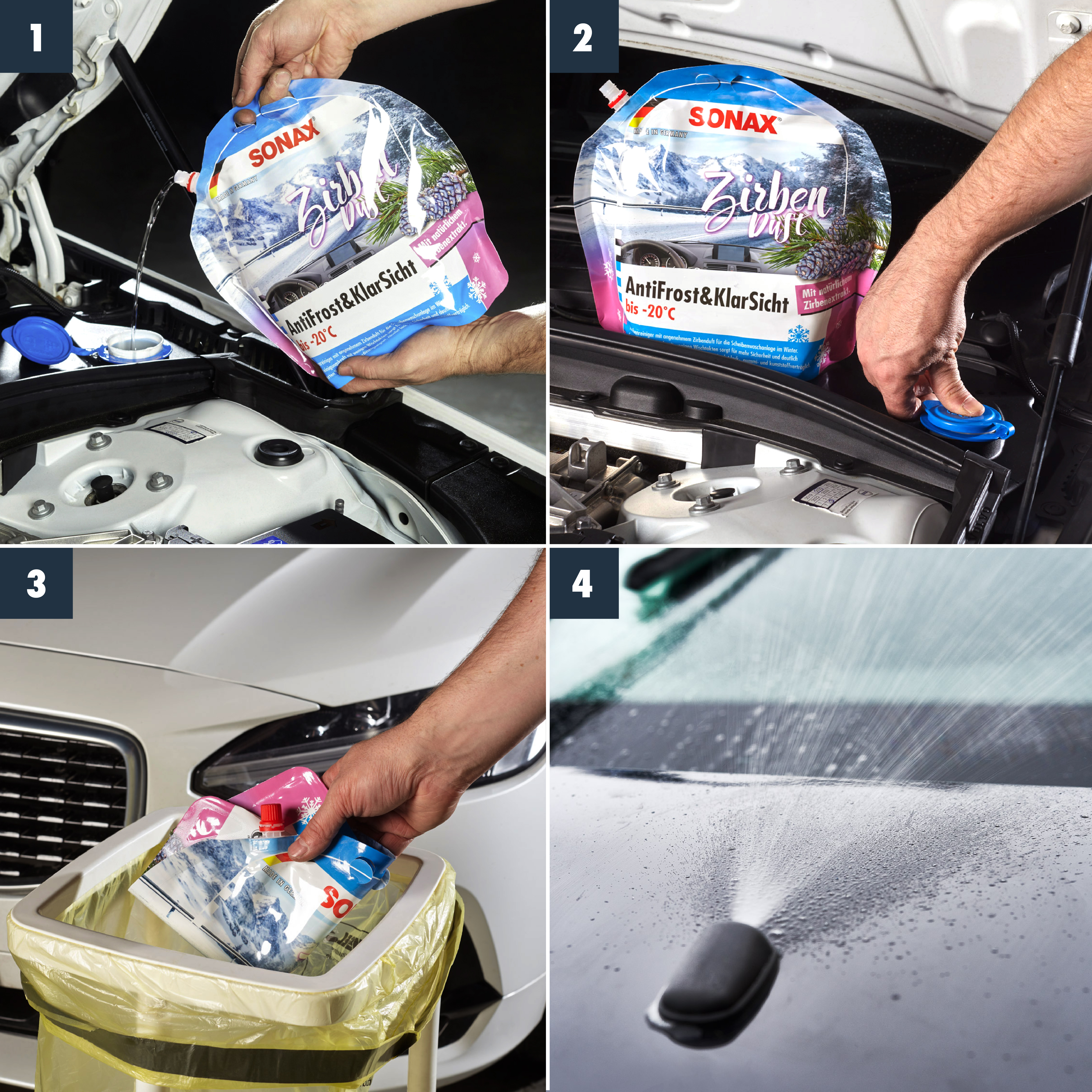 SONAX 01314410  AntiFrost+KlarSicht bis -20 °C Zirbe 3 l