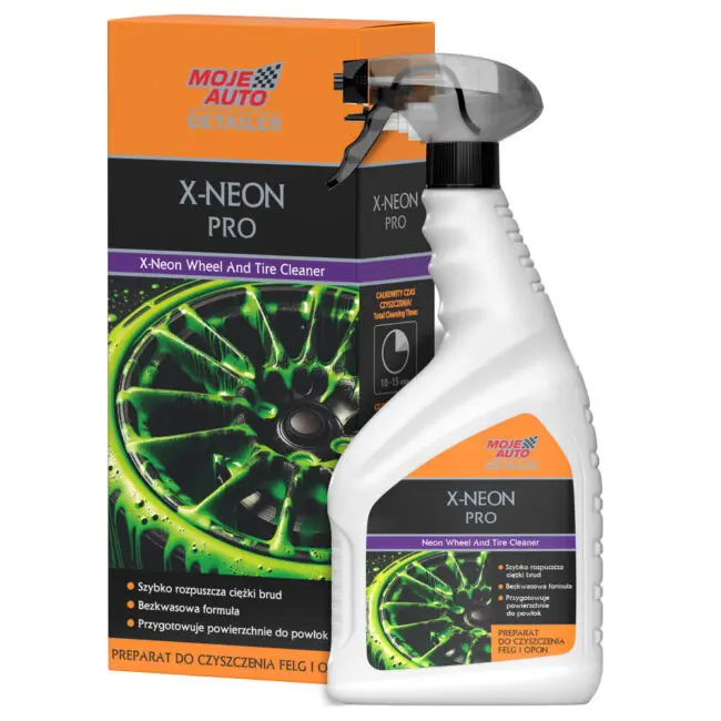 Moje Auto Detailer X-Neon Pro Präparat zur Reinigung von Felgen und Reifen 750 ml