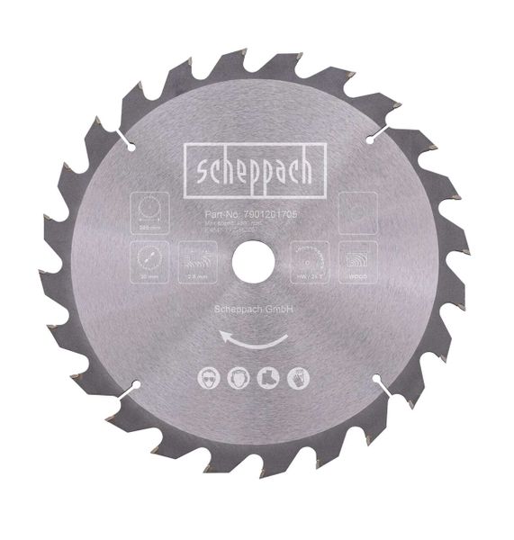 Scheppach HW Kreissägeblatt Ø 305 x 30 x 2,8 mm / 24 Z