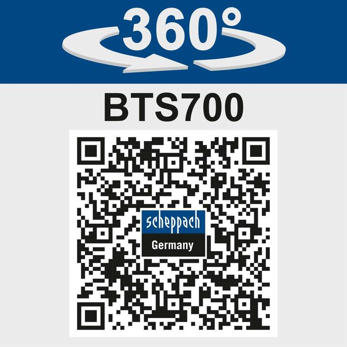 Scheppach Band- und Tellerschleifer BTS700 - Bandlänge 762mm-breite 25,4mm | verstellbarer Tisch