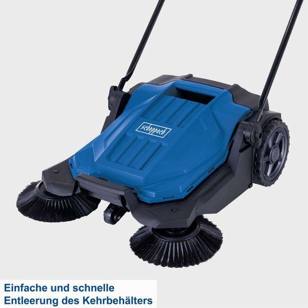 Scheppach Handkehrmaschine S800 (DIY), 650mm Kehrbreite