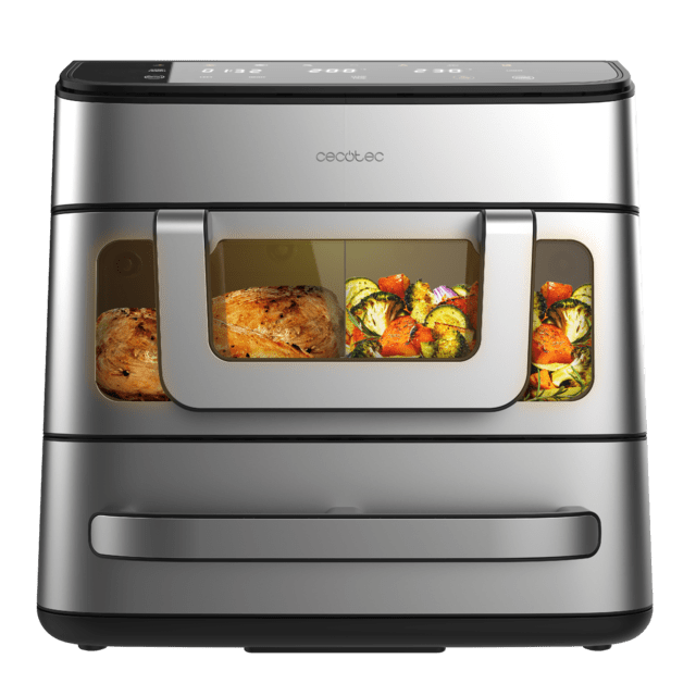 Cecotec Cecofry18-Liter-Heißluftfritteusen-Ofen FoodCourt 18000 mit Pizzastein