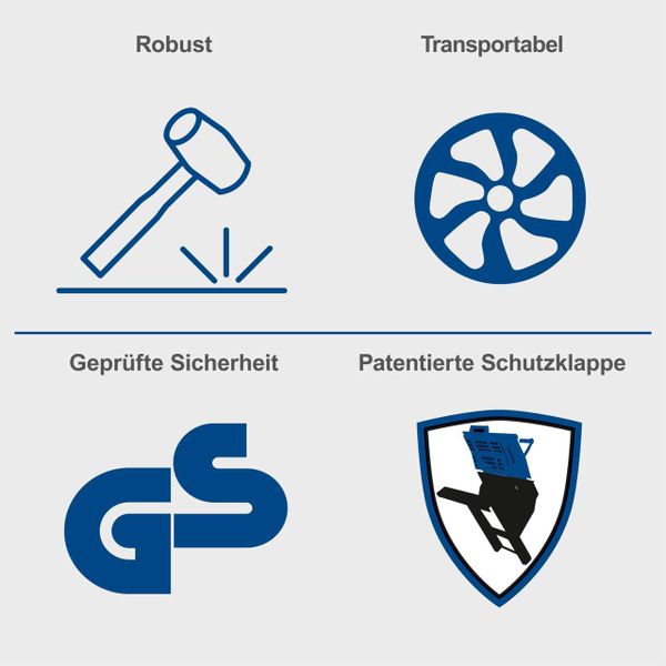 Scheppach Wippsäge HS720 - 400V | 4500W | 700mm Sägeblatt / 42Z | Brennholzsäge