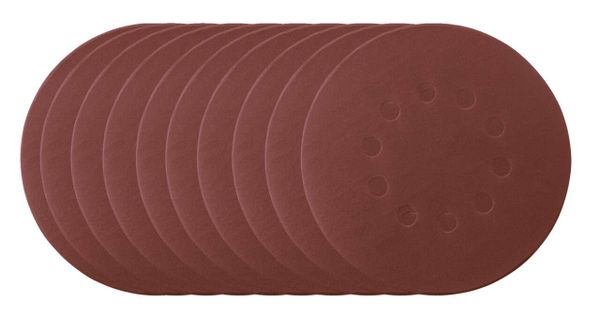 Scheppach Schleifpapier rund Ø 215 mm K 240 Satz=10 Stück