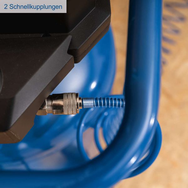 Scheppach Kompressor stehend HC85V 14 bar 330 l/min ölfrei 2x Manometer 2x Kupplung