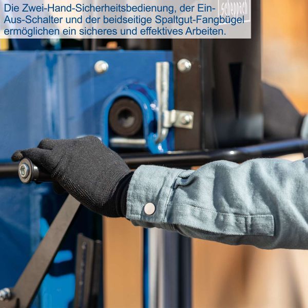 Scheppach Meterholzspalter HL3000GM 30 t 5500 W 400 V Gelenkwellenantrieb +Stammheber