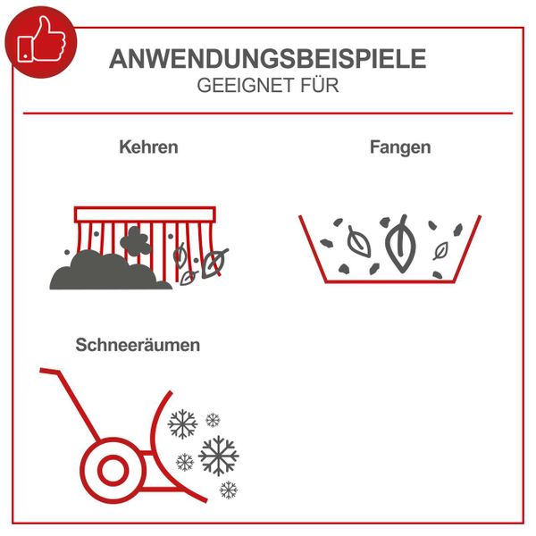 Scheppach Benzin-Kehrmaschine SC2200PE (DIY), inkl. Sammelbehälter und Schneeschild