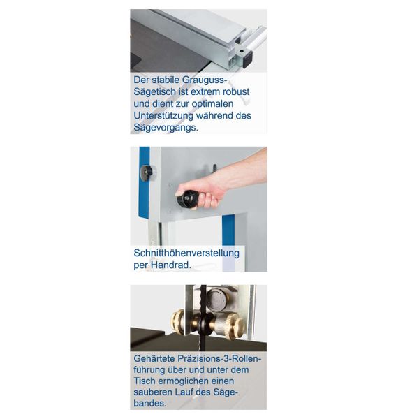 Scheppach Bandsäge BASA3 - 400V/700W