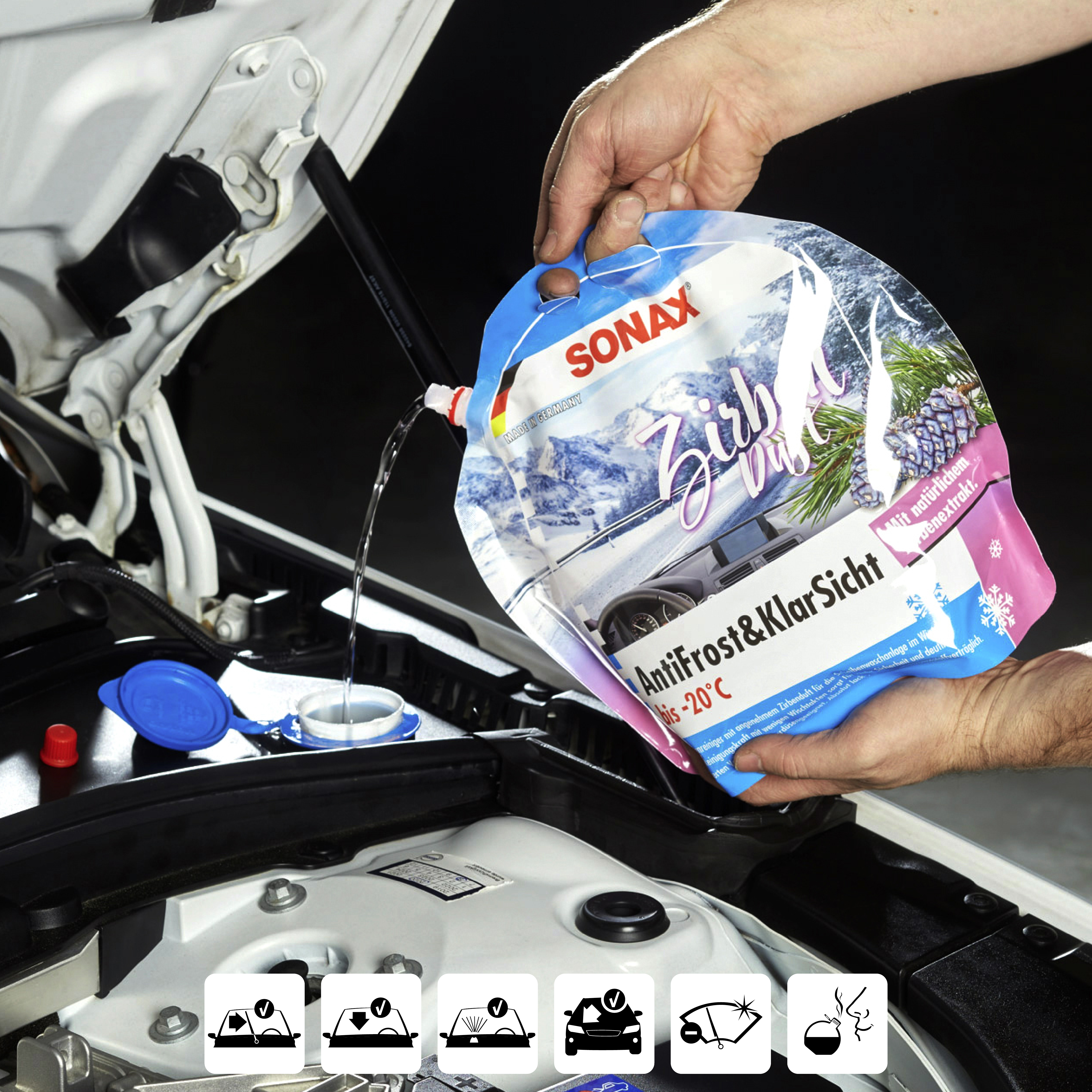 SONAX 01314410  AntiFrost+KlarSicht bis -20 °C Zirbe 3 l