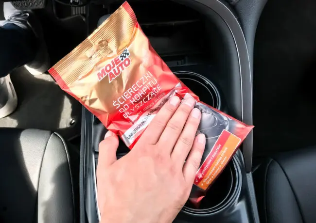 Moje Auto Vanille-Cockpittücher – glänzend 24 Stück