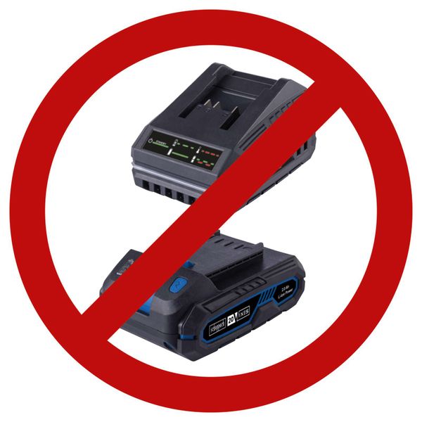 Scheppach Akku-Gras & Strauchschere C-HTGS200-X | Schnittbreite 90mm | Schnittlänge 200mm | 2in1