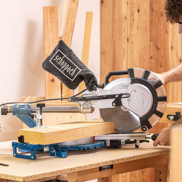 Scheppach Kappzugsäge HM254SPX | 2200Watt | Schnittbreite 340mm | Höhe 90mm