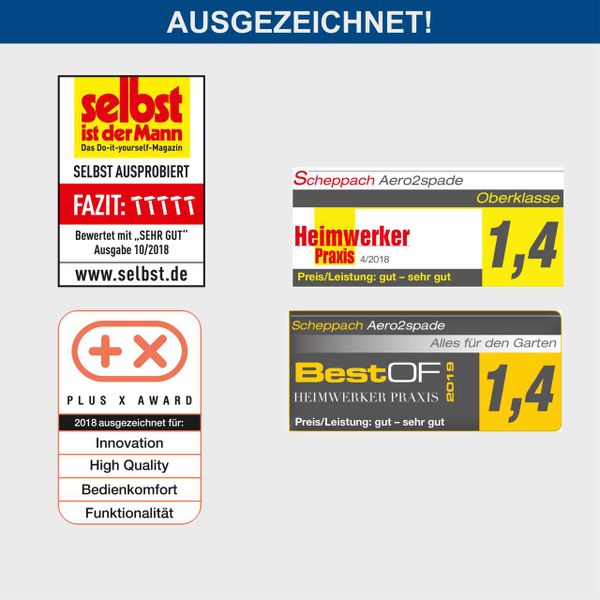 Scheppach Druckluftuniversalwerkzeug Aero2Spade