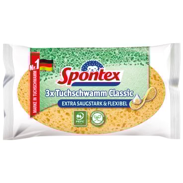 Spontex Tuchschwamm Classic 3 Stück