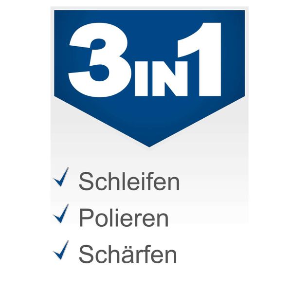 Scheppach Nass- und Trockenschleifer BG200W 250W Ø200mm Schleifstein | Funkenschutz