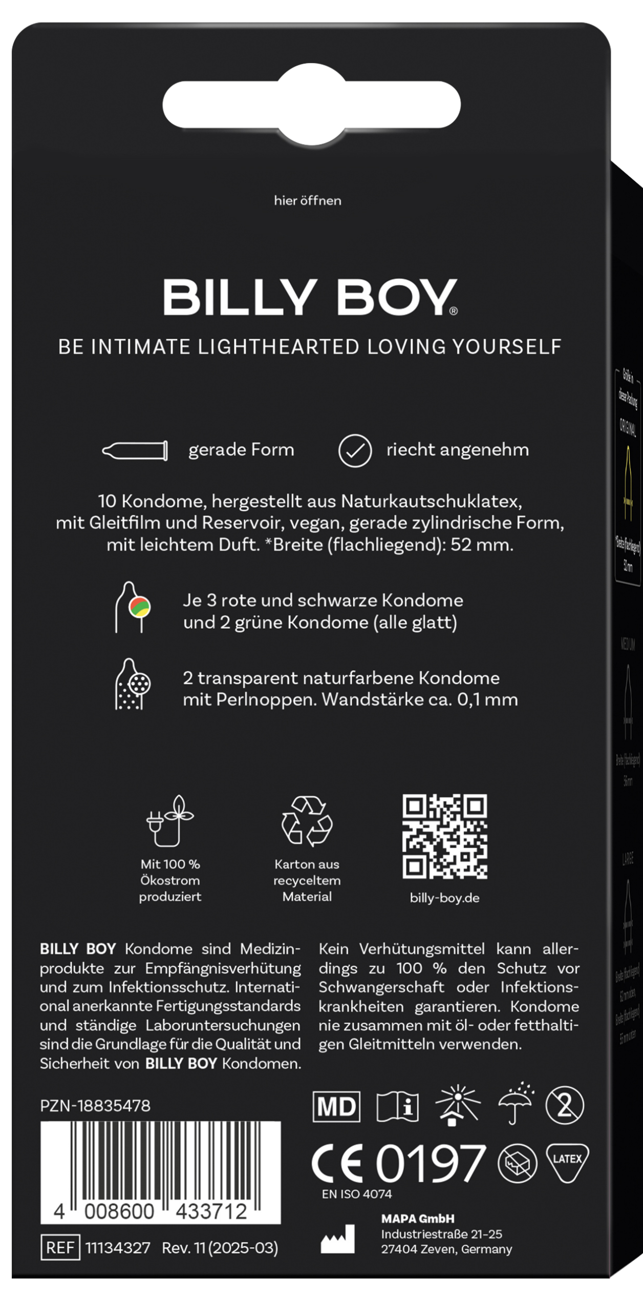 BILLY BOY Bunte Vielfalt, 10er Pack