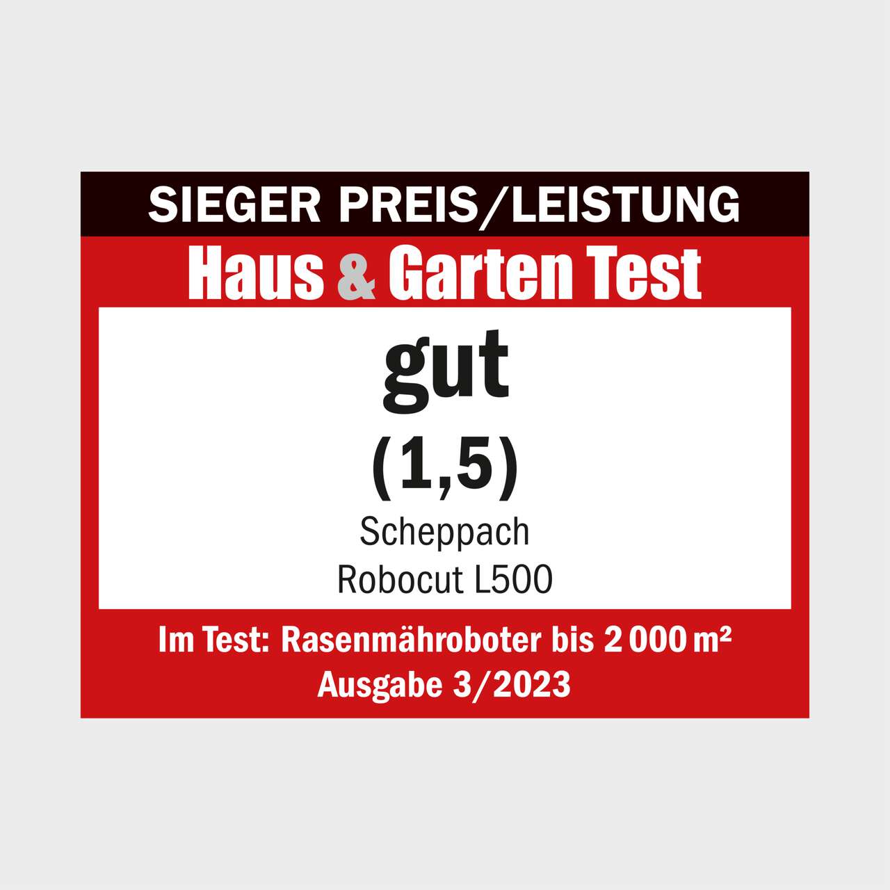 Scheppach Rasenmähroboter "RoboCut L500" - bis 400m²