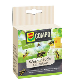 COMPO Wespenfallen-Köder, 3er Nachfüllpack
