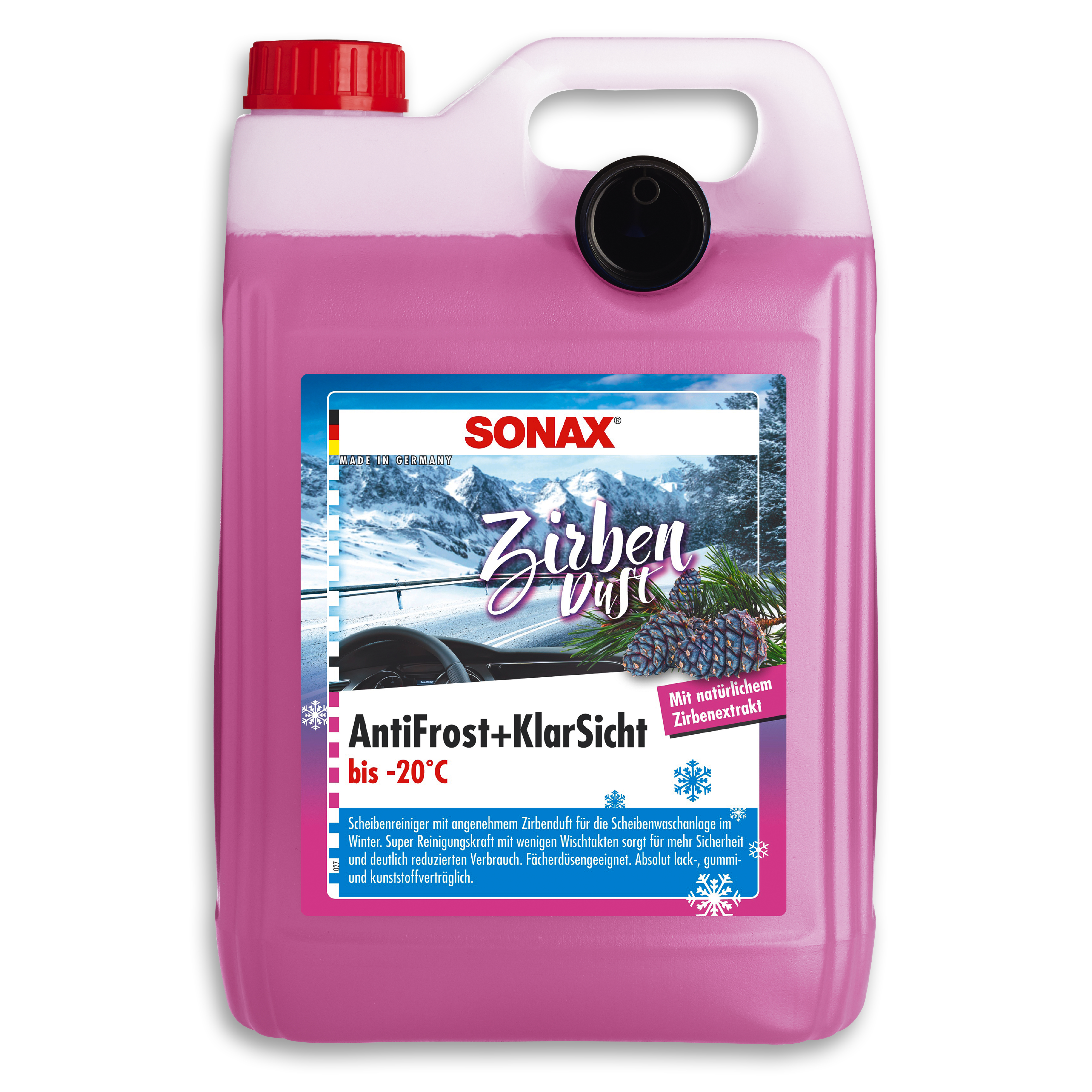 SONAX 01315000  AntiFrost+KlarSicht bis -20 °C Zirbe 5 l