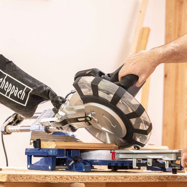 Scheppach Kappzugsäge HM254SPX | 2200Watt | Schnittbreite 340mm | Höhe 90mm