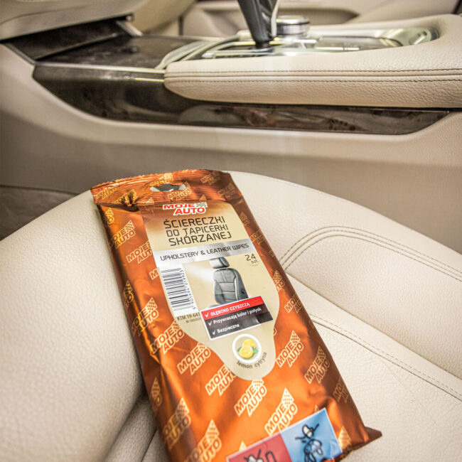 Moje AutoLederpolsterreinigungstücher – Zitrone 24 Stück