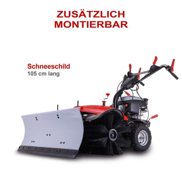 Scheppach Benzin-Kehrmaschine SC2200PE (DIY), inkl. Sammelbehälter und Schneeschild