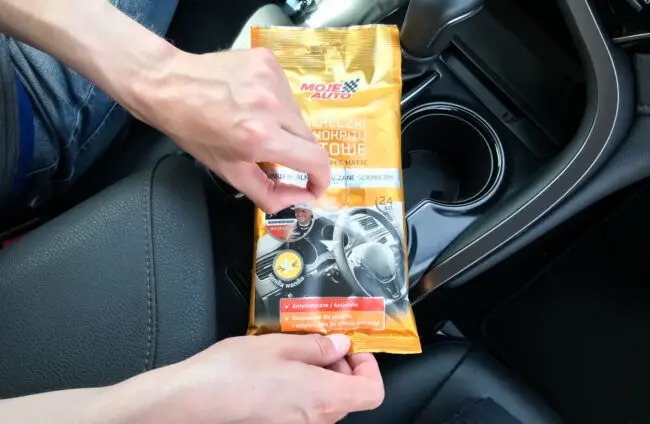 Moje Auto Vanille-Cockpittücher – Matt 24 Stück