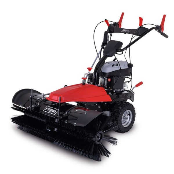 Scheppach Benzin-Kehrmaschine SC2200PE (DIY), inkl. Sammelbehälter und Schneeschild