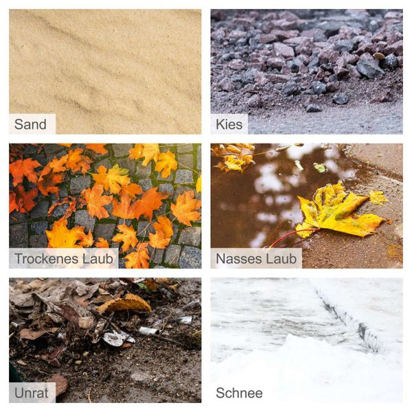 Scheppach Benzin-Kehrmaschine SC2200PE (DIY), inkl. Sammelbehälter und Schneeschild