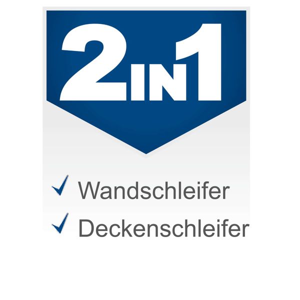 Scheppach Wand- und Deckenschleifer "DS930" inkl. Wechselkopfsystem
