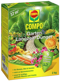 COMPO Garten Langzeit-Dünger, 2 kg COMPO Garten Langzeit-Dünger, 2 kg