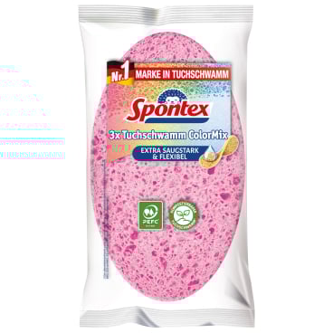 Spontex Tuchschwamm ColorMix 3 Stück
