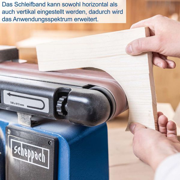 Scheppach Band- und Tellerschleifer BTS800 - 230V 50Hz 370W