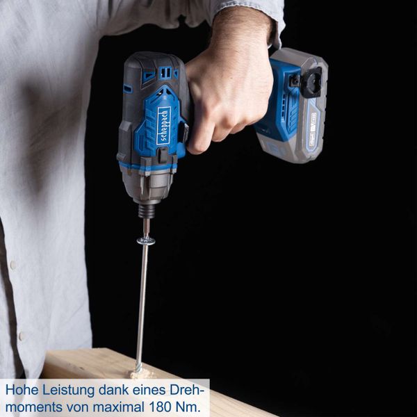 Scheppach Akku-Schlagschrauber C-ID180-X, 1/4 Zoll