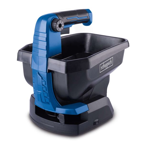 Scheppach Akku-Handstreuer C-GSP800-X | Streubreite 5m| Fassungsvermögen 3,5L| Flächenleistung 800m2