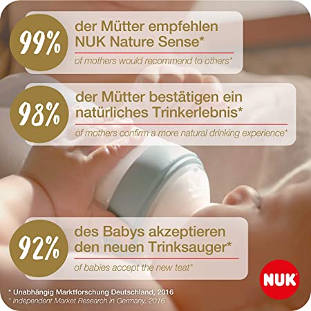 NUK Nature Sense Babyflasche mit Temperature Control