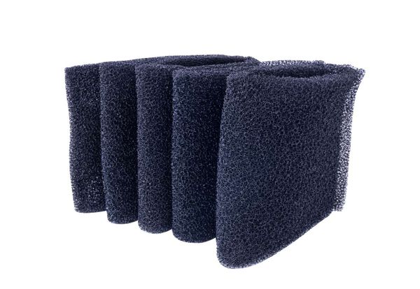 Scheppach Schaumfilter schwarz 12/15/20/30/50L Set mit 5 Stück