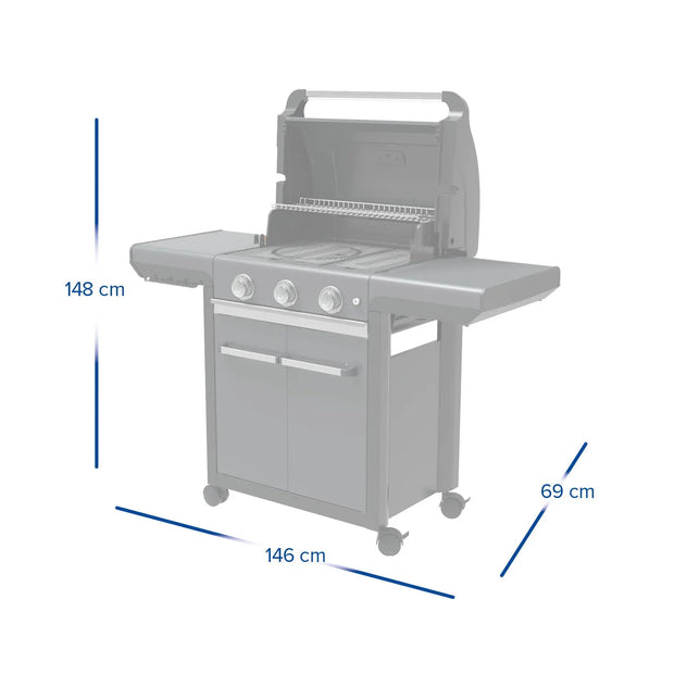 Campingaz 3 Series Premium – leistungsstarker Gasgrill