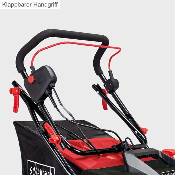 Scheppach Elektro Vertikutierer SC38 - Arbeitsbreite 38cm | 45L Korb