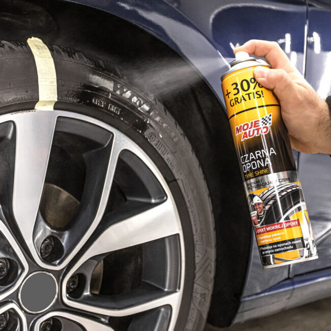 Moje Auto Reifenpflegeprodukt – Schwarzer Reifen mit Nassreifeneffekt 520 ml