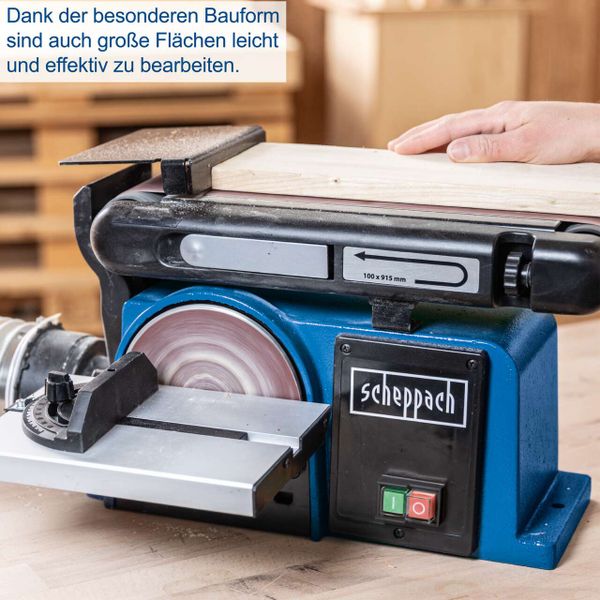 Scheppach Band- und Tellerschleifer BTS800 - 230V 50Hz 370W