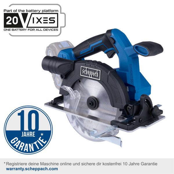 Scheppach Akku-Handkreissäge BC-HCS165-X