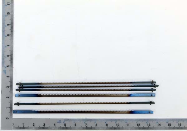 Scheppach Stiftsägeblätter 6 Stück, 135 x 3 x 0,5 / Z 10