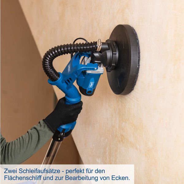 Scheppach Wand- und Deckenschleifer "DS930" inkl. Wechselkopfsystem