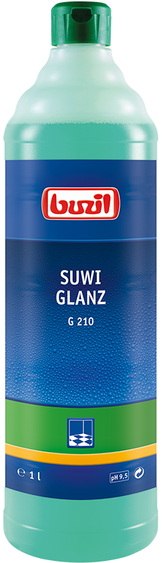 Buzil Wischpflege auf Basis wasserunlöslicher Polymere und Wachse Suwi Glanz G 210