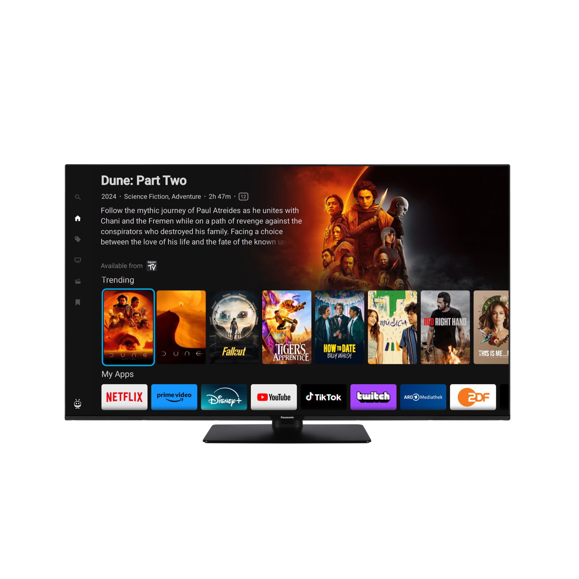 Panasonic 55" Zoll 4K ULTRA HD Fernseher TB-55W60AEZ