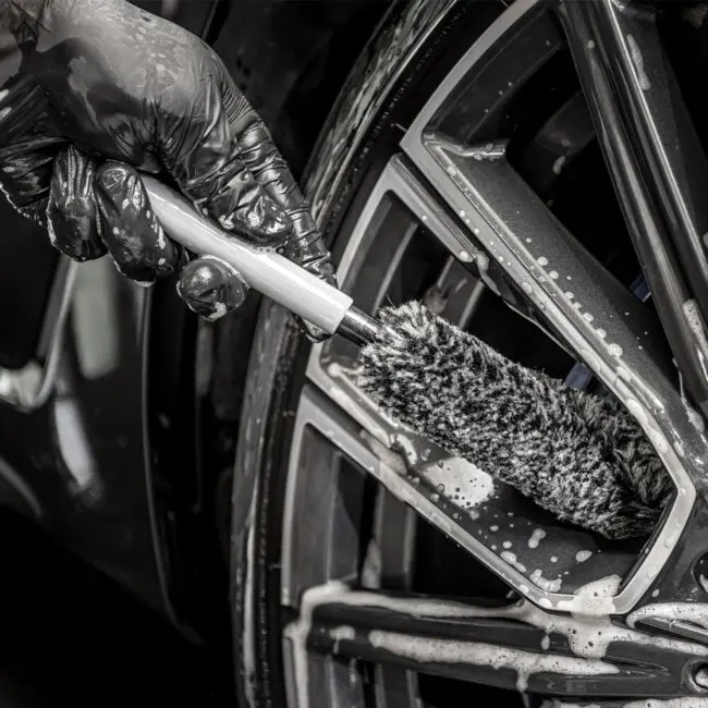 Moje Auto Detailer Radpflegebürste zum Waschen von Felgen mit Mikrofaser