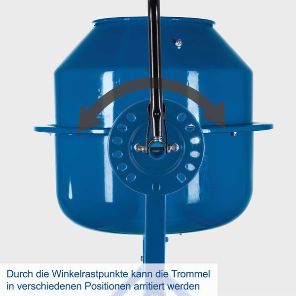 Scheppach Betonmischer MIX65 220W | 63L Mischtrommel | 55kg Fassungsvermögen