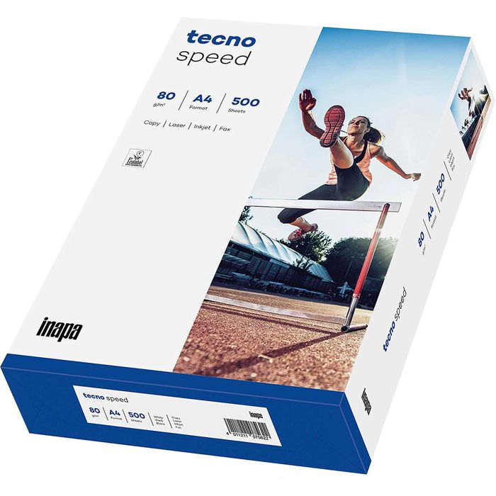 tecno Multifunktionspapier speed, A4, 80 g/qm, weiß, 10 x 500 Blatt