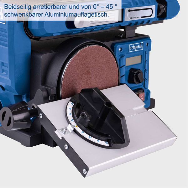 Scheppach Band- und Tellerschleifer BTS800Vario - 400w